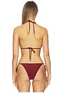 view 3 of 4 Melissa Top in Burgundy
