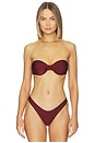 view 1 of 4 Poppy Top in Burgundy