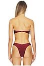 view 3 of 4 Poppy Top in Burgundy