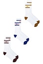 view 2 of 3 Striped Socks in Multicolor