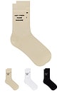 view 1 of 3 Le Pack De Chaussettes Slogan Socks in Multicolor