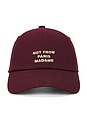 view 1 of 2 Slogan Cap in Wine