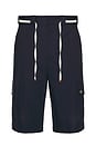 view 1 of 6 Workwear Chevron Shorts in Navy