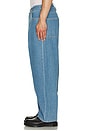 view 5 of 6 Striped Baggy Jeans in Light Blue