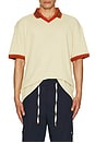 view 3 of 3 Ajouré Polo in Light Beige