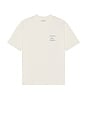 view 2 of 3 Cursive T-Shirt in Off White