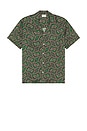 view 1 of 4 La Chemise Paisley Shirt in Dark Green