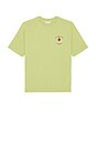 view 4 of 4 Drole De Monsieur T-Shirt Slogan Rose in Light Olive