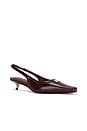 view 2 of 5 Slingback Pump in Maroon