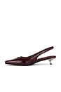 view 5 of 5 Slingback Pump in Maroon