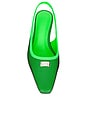 view 4 of 5 Slingbacks in Neon Green & Mesh