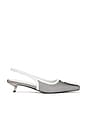view 1 of 5 ZAPATILLAS ABIERTAS in White & Mesh