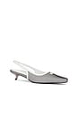 view 2 of 5 ZAPATILLAS ABIERTAS in White & Mesh