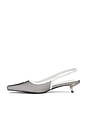 view 5 of 5 ZAPATILLAS ABIERTAS in White & Mesh