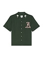 view 2 of 4 Canary Club Bowling Top in Dark Green