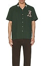 view 4 of 4 Canary Club Bowling Top in Dark Green