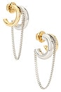 view 1 of 3 Lafayette Earring in Two Tone