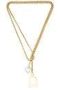 view 1 of 2 Tina Necklace in Two Tone