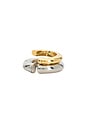 view 1 of 3 КАФФ VIDA in Gold & Slver