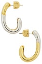 view 2 of 3 Odell Hoop in Two Tone