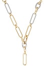 view 3 of 4 Theo 2.0 Necklace in Two Tone