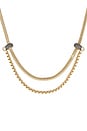 view 2 of 4 Venice Necklace in Gold, Gunmetal, and Crystal
