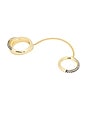 view 1 of 3 Maxwell Ring Cuff in Gold & Pave