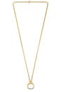 view 1 of 4 Kelsey Necklace in Gold & Silver & Crystal in Gold, Silver, & Crystal