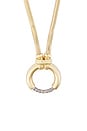 view 2 of 4 Kelsey Necklace in Gold & Silver & Crystal in Gold, Silver, & Crystal