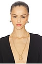 view 4 of 4 Kelsey Necklace in Gold & Silver & Crystal in Gold, Silver, & Crystal