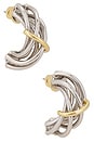 view 1 of 3 Sloane Earrings in Gold & Silver