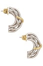 view 2 of 3 Sloane Earrings in Gold & Silver