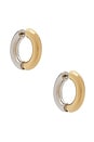 view 1 of 5 Monroe Earring in Two Tone