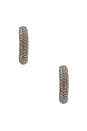 view 3 of 5 Monroe Pave Earring in Gold & Pave