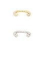 view 5 of 6 Miley Stackable Ring in Two Tone