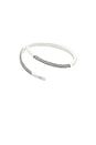 view 1 of 4 Vesey Cuff in Iridium, Gunmetal, & Crystal