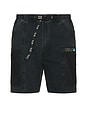 view 1 of 6 Hike Cargo Shorts in Washed Black