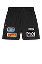 view 4 of 5 Garage Mesh Shorts in Black