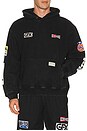 view 1 of 6 SUDADERA GARAGE in Washed Black