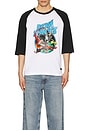 view 4 of 4 Axe Long Sleeve Raglan Tee in Black