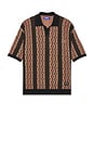 view 1 of 5 Hexagons Knitted Polo in Multi