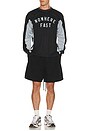 view 4 of 5 Static Long Sleeve Mesh Jersey in Black