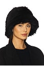 view 1 of 3 Margot Fur Hat in Black