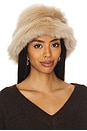 view 1 of 3 Margot Fur Hat in Cream