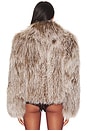 view 4 of 5 Rochelle Fur Jacket in Taupe Melange