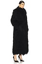 view 3 of 4 Faye Fur Coat in Black