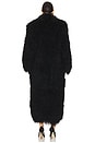 view 4 of 4 Faye Fur Coat in Black