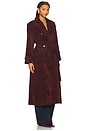 view 3 of 4 Corrin Coat in Burgundy