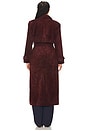 view 4 of 4 Corrin Coat in Burgundy