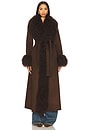 view 2 of 4 Lola Coat in Choclolate